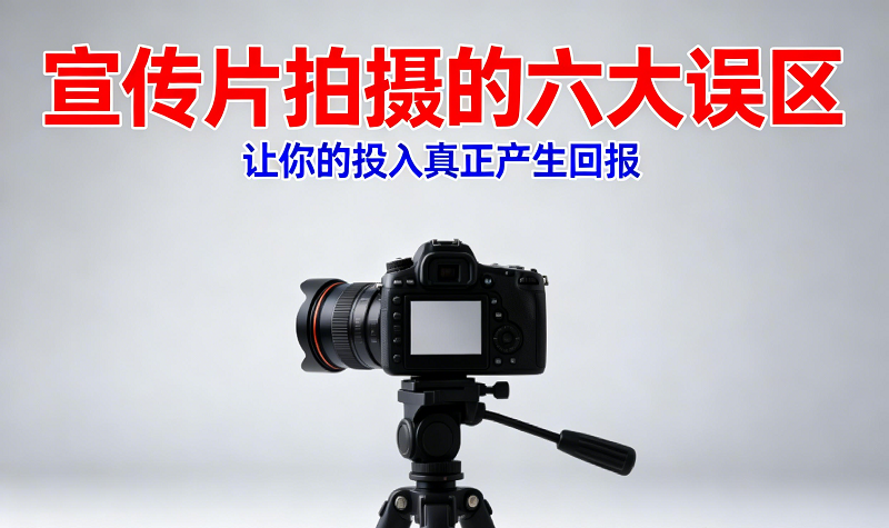 宣传片拍摄的六大误区，让你的投入真正产生回报