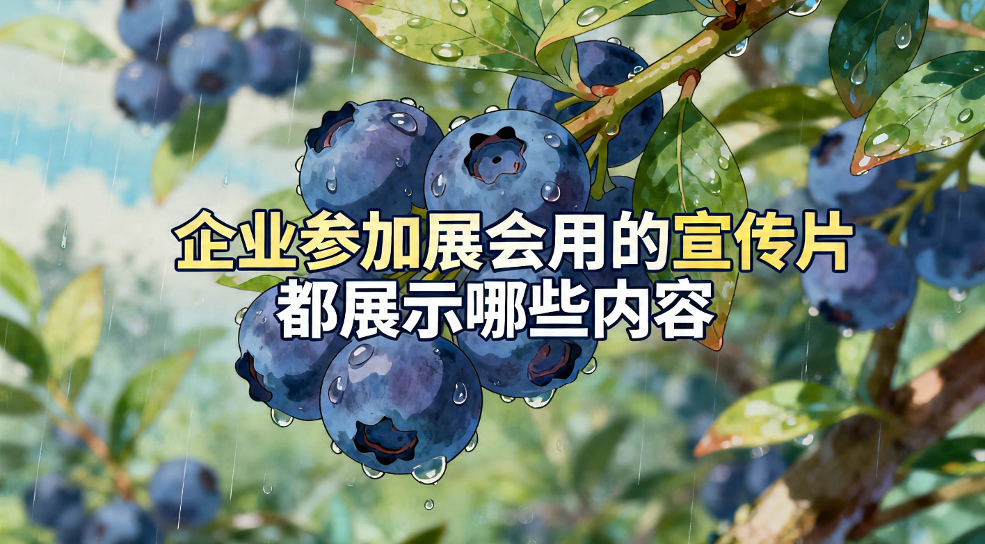 企业参加展会用的宣传片都展示哪些内容